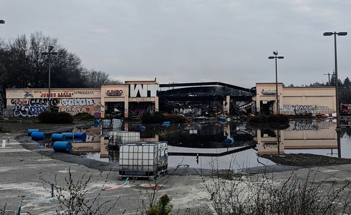 Many Blame Last Night’s Rainier Mall Fire on the Homeless